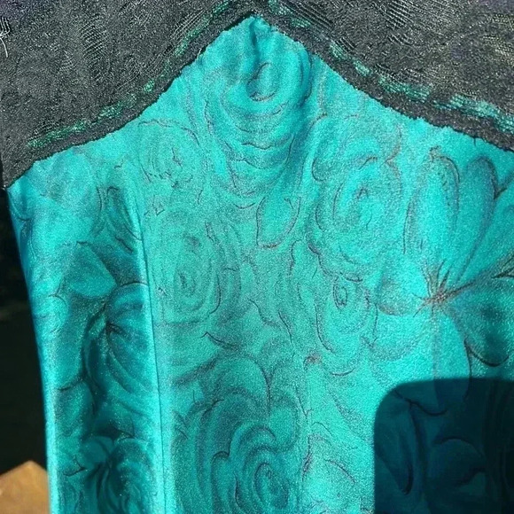 Vintage Jenelle of California night gown Floral sheer - Picture 3 of 8